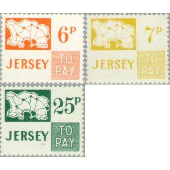 Jersey - 15/17T - 1974 Valores en moneda decimal Lujo Jersey - 15/17T - 1974 Valores en moneda decimal Lujo