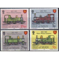 TRA2/S Man (isla de)  Nº 18/21  1973  Centº del tren a vapor Lujo
