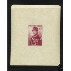Mónaco - 1-H - N - 1938 15º Aniv. coronación Luis II Nueva, sin fijasellos Esquiinas con rotura