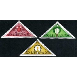 Lituania - Correo ordinario - LIT000410/12 - 1991 50º Aniv. de acontecimientos trágicos Lujo