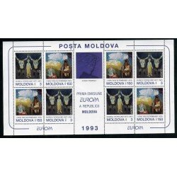 Moldavia  - 5-HB - 1993 Europa Arte contemporáneo Obras pictóricas Lujo