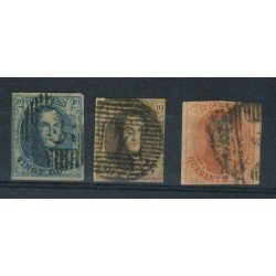 Bélgica 6/8 1851 Leopoldo 128€ Bélgica 6/8 1851 Leopoldo 128€