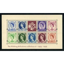 Gran Bretaña HB 20 2003 50 Aniv. de las series Isabel II 9 val. nº 2435/43 MNH