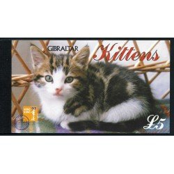Gibraltar - Nº C 792 1997 Fauna Gatos Carnet 5 pag. con sellos nº 792/97 Lujo Gibraltar - Nº C 792 1997 Fauna Gatos Carnet 5 pag. con sellos nº 792/97 Lujo