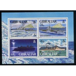 Gibraltar - Nº 21 HB 1995 Barcos de guerra Lujo