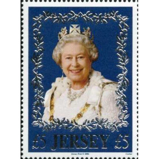 Jersey - Nº 1279 2006 Serie 80º Aniv. de Isabel II Emisión conjunta con Nueva Zelanda Lujo Jersey - Nº 1279 2006 Serie 80º Aniv. de Isabel II Emisión conjunta con Nueva Zelanda Lujo