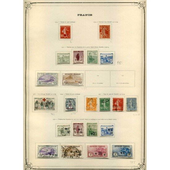 COLECCIÓN COLLECTION FRANCIA FRANCE 1849 - 1931 YVERT 23.734 €