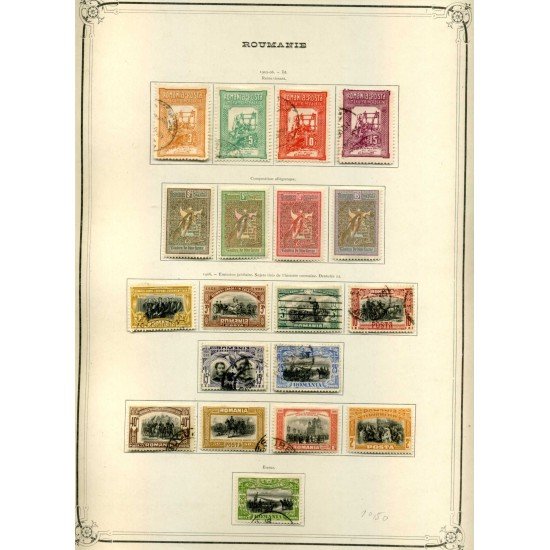 COLECCIÓN COLLECTION RUMANIA ROMANIA ROMÂNIA 1862 - 1931 YVERT 22.679,50