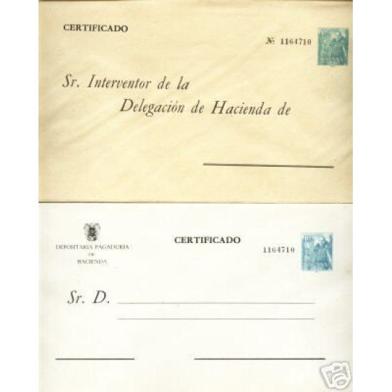 España Paquete Precintado FNMT Giro Tributario 1958 Nº 6 y Nº 7