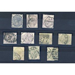 GRAN BRETAÑA GREAT BRITAIN 76/85 1883 - 1884 1609€