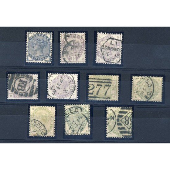 GRAN BRETAÑA GREAT BRITAIN 76/85 1883 - 1884 1609€