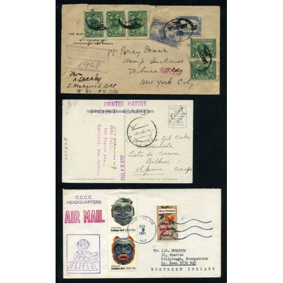 Colección Collection Historia Postal Postal History EEUU US United States