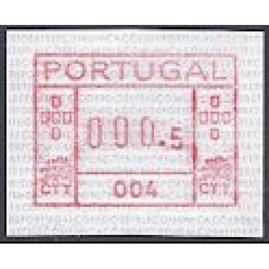 Portugal Atms 1981 Frama 1 valor D-1 Portugal Atms 1981 Frama 1 valor D-1