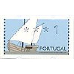 Portugal Atms Klüssendorf Caravela Portuguesa Siglo XVI 1 valor D-4