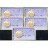 Portugal Atms 2002 Amiel Euro, moneda europea 5v. D-24
