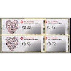 Portugal Atms 2004 Amiel Famíla Coma después del cero 4v D-43 Portugal Atms 2004 Amiel Famíla Coma después del cero 4v D-43
