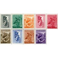 Vaticano Aéreo 24/32 1956 La Anunciación Ángel MNH