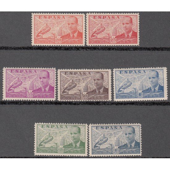 España Spain 880/86 1939 Juan de la Cierva MNH