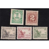 ESPAÑA SPAIN Nº 914/18 1940 CIFRAS Y CID MNH 