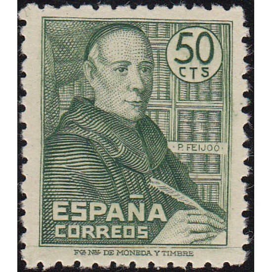 España Spain 1011 1947 Padre Benito J. Feijoo MNH España Spain 1011 1947 Padre Benito J. Feijoo MNH