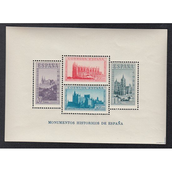 España Spain 847 1938 Monumentos Históricos MNH