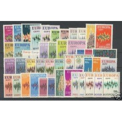 Tema Europa - 1972 - Completo Tema Europa 45 Sellos