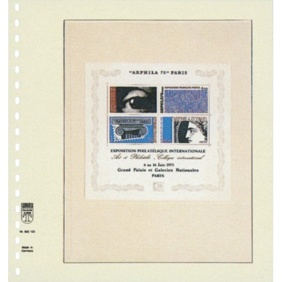 Lindner 802103 Hojas T-Blanko Creaciones Personales Altura: 185 mm.
