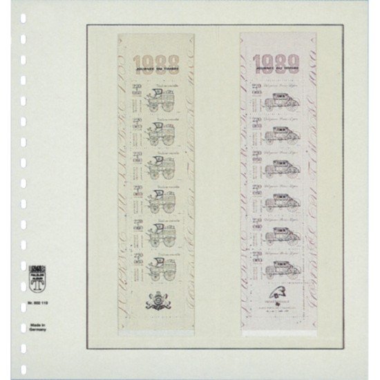 Lindner 802119 Hojas T-Blanko Creaciones Personales Altura 238 mm.