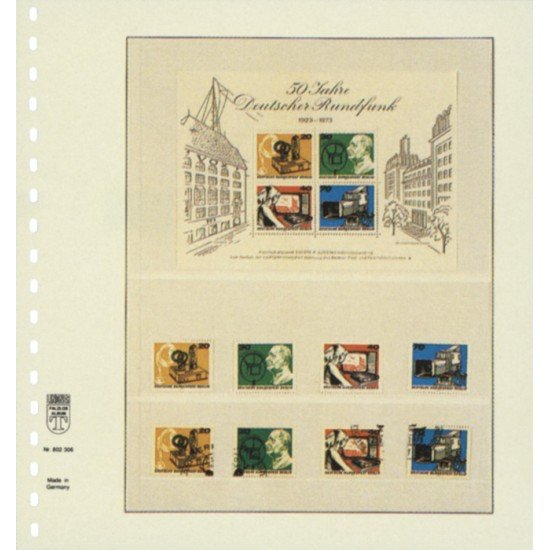 Lindner 802306 Hojas T-Blanko Creaciones Personales Altura: 38,59,120 mm.
