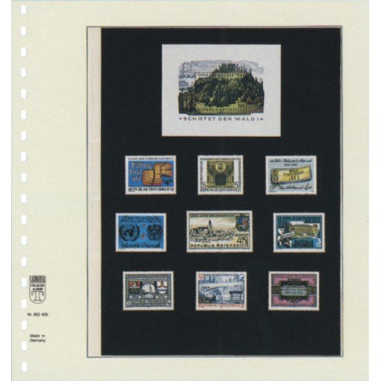 Lindner 802405 Hojas T-Blanko Creaciones Personales Altura: 38,38,38,80 mm.