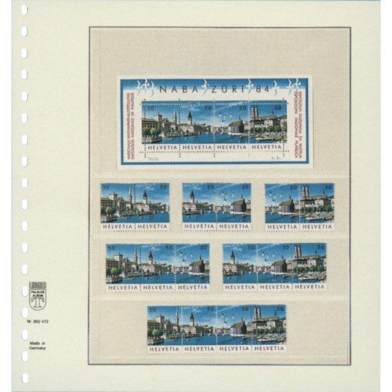 Lindner 802413 Hojas T-Blanko Creaciones Personales Altura: 39,39,39,103 mm.