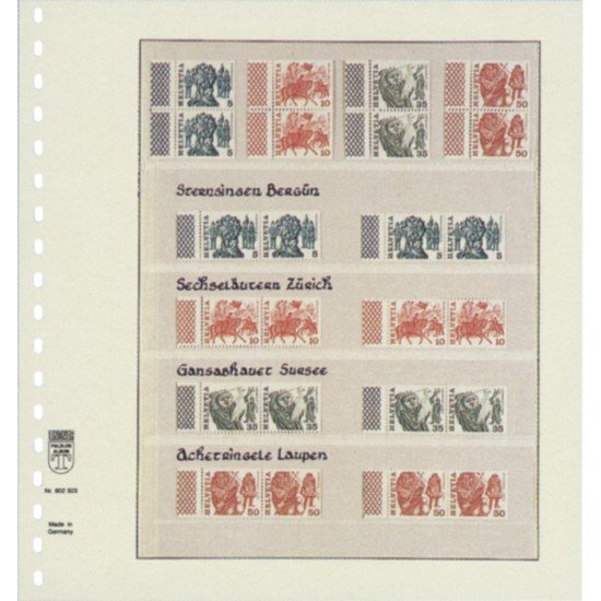 Lindner 802503 Hojas T-Blanko Creaciones Personales Altura: 35,35,35,43,54 mm.
