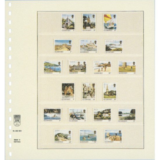 Lindner 802603 Hojas T-Blanko Creaciones Personales Altura: 33,33,42,33,33,33 mm.
