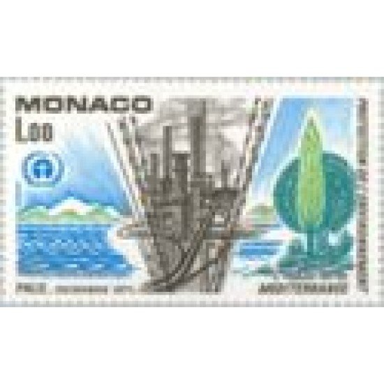Monaco - 1117 - 1977 Protección del medioambiente Lujo Monaco - 1117 - 1977 Protección del medioambiente Lujo