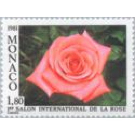 Monaco - 1297 - 1971 1er Salón inter. de la rosa-Monte-Carlo-Lujo Monaco - 1297 - 1971 1er Salón inter. de la rosa-Monte-Carlo-Lujo