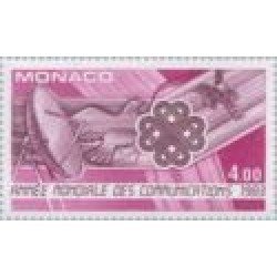 Monaco - 1373 - 1983 Año mundial de las comunicaciones Lujo Monaco - 1373 - 1983 Año mundial de las comunicaciones Lujo