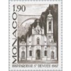 Monaco - 1573 - 1987 Cent. de la parroquia de St. Devoto Lujo Monaco - 1573 - 1987 Cent. de la parroquia de St. Devoto Lujo