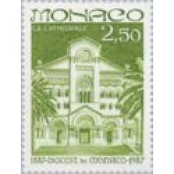 Monaco - 1574 - 1987 Cent. de la diócesis de Mónaco-Catedral-Lujo Monaco - 1574 - 1987 Cent. de la diócesis de Mónaco-Catedral-Lujo