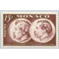 Monaco - 352 - 1951 50º Aniv. Academia Goncourt Lujo Monaco - 352 - 1951 50º Aniv. Academia Goncourt Lujo