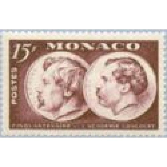 Monaco - 352 - 1951 50º Aniv. Academia Goncourt Lujo Monaco - 352 - 1951 50º Aniv. Academia Goncourt Lujo