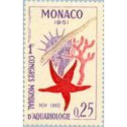 Monaco - 551 - 1961 Congreso mundial de acuarilogía-fauna marina-Lujo