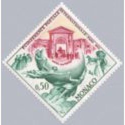 Monaco - 615 - 1963 Cent. de la 1ª Conf. postal inter.-París-Lujo