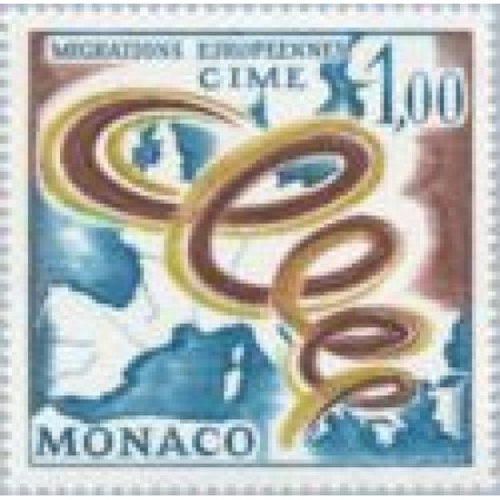 Monaco  - 728 - 1967 Comité intergubernamental por las migraciones europeas Lujo