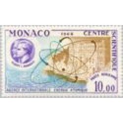 Monaco A 80 1962 Agencia Inter. Energía Atómica Símbolo Átomo Principes MNH