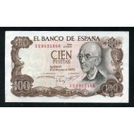Billete 100 Ptas 17-XI-1970 M. de Falla Billete 100 Ptas 17-XI-1970 M. de Falla
