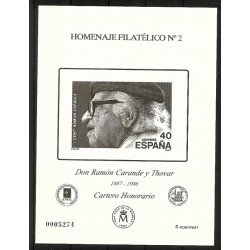 España Spain Homenaje Filatélico 2 2006 Ramón Carande