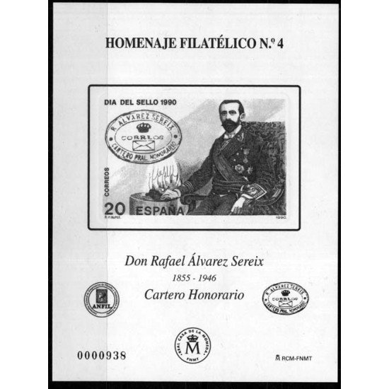 España Spain Homenaje Filatélico 4 2008 Rafael Álvarez Sereix