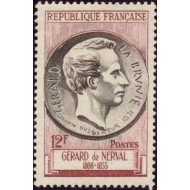 France Francia Nº 1043 1955 Centenario de la muerte del escritor Gérard Labrunie Lujo France Francia Nº 1043 1955 Centenario de la muerte del escritor Gérard Labrunie Lujo