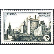 France Francia Nº 1099 1957 Castillo de Uzès Lujo France Francia Nº 1099 1957 Castillo de Uzès Lujo