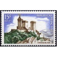 France Francia Nº 1175 1958 Castillo de Foix Lujo France Francia Nº 1175 1958 Castillo de Foix Lujo